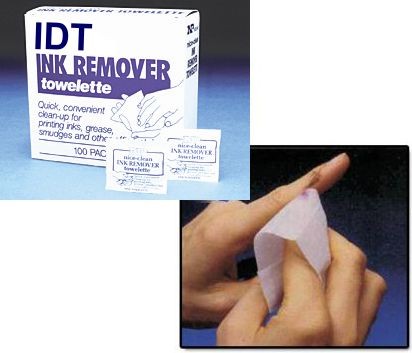 Ink Remover Towelettes 100 Pack